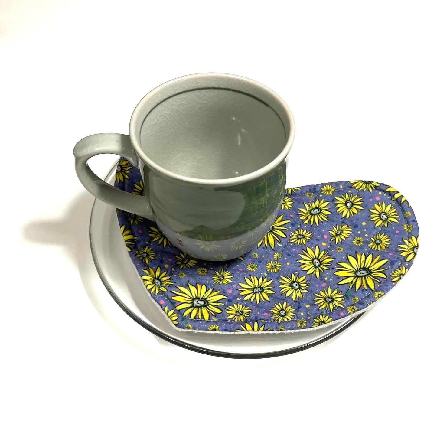 Mug Mat (Heart) "Smileflowers"