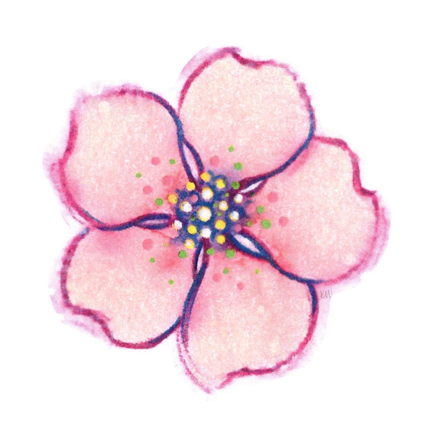 pink blossom swatch