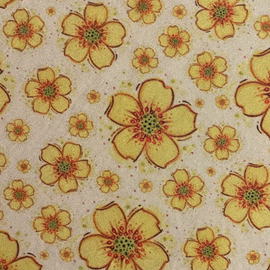 yellow buttercups swatch