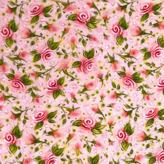 mini tea roses design swatch