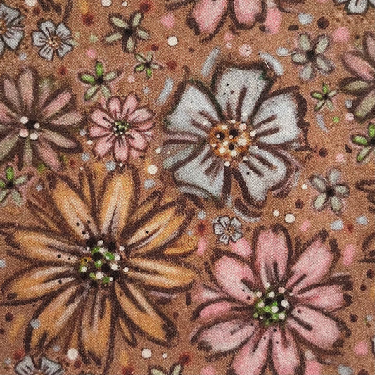 rustic floral swatch